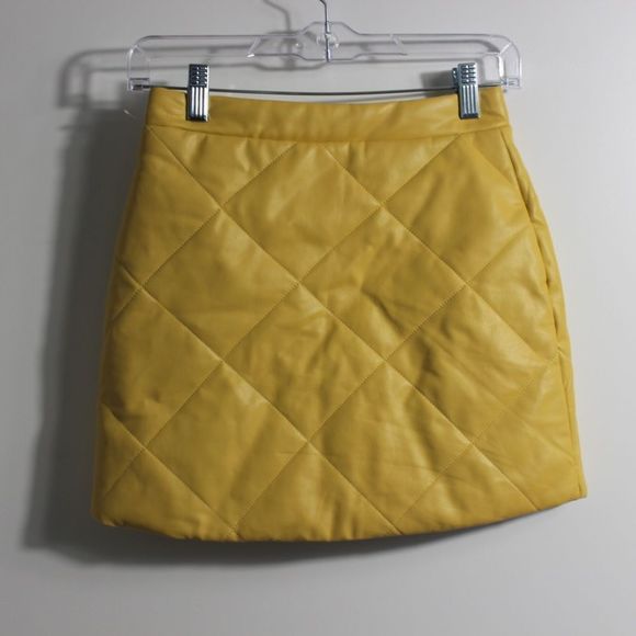 Yellow Quilted Kids Skirt - Picture 8 of 13
